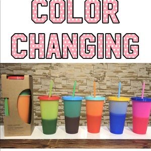 5 color changing 24 oz cups